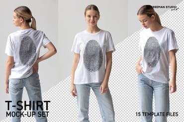 T-Shirt Mock-Up Set