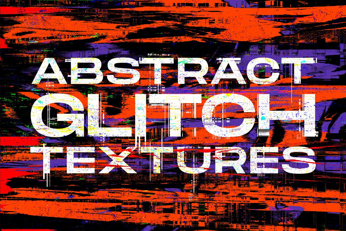 Abstract Glitch Art textures