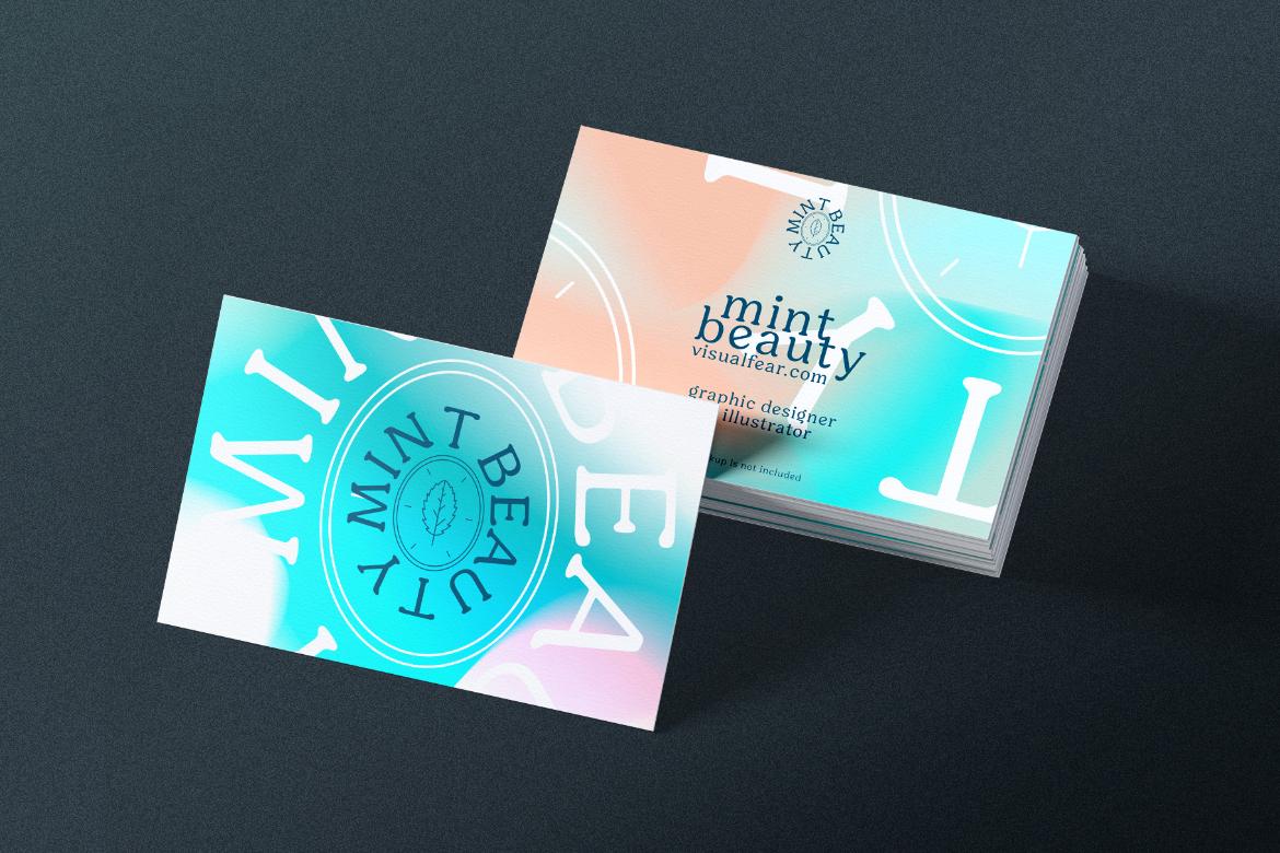Pastel color gradient collection