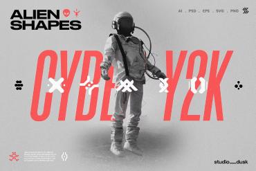 Cyber Y2K - Alien Shapes
