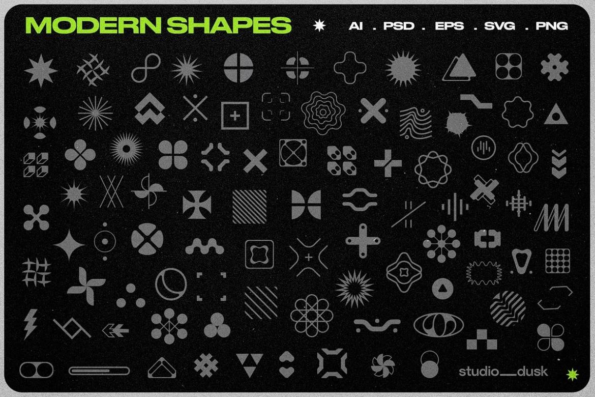 Cyber Y2K - Modern Shapes