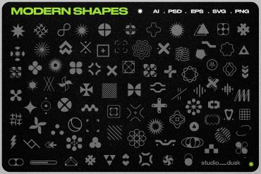 Cyber Y2K - Modern Shapes