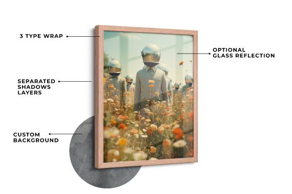 Framed Photo Mockups Bundle 01