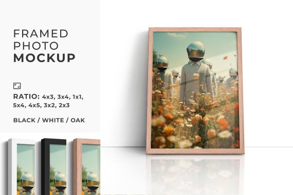 Framed Photo Mockups Bundle 01