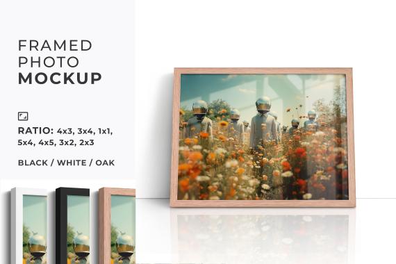 Framed Photo Mockups Bundle 01