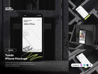 Yunda iPhone Mockups