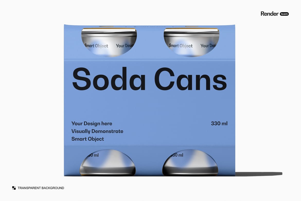Soda / Beer Packaging Mockup