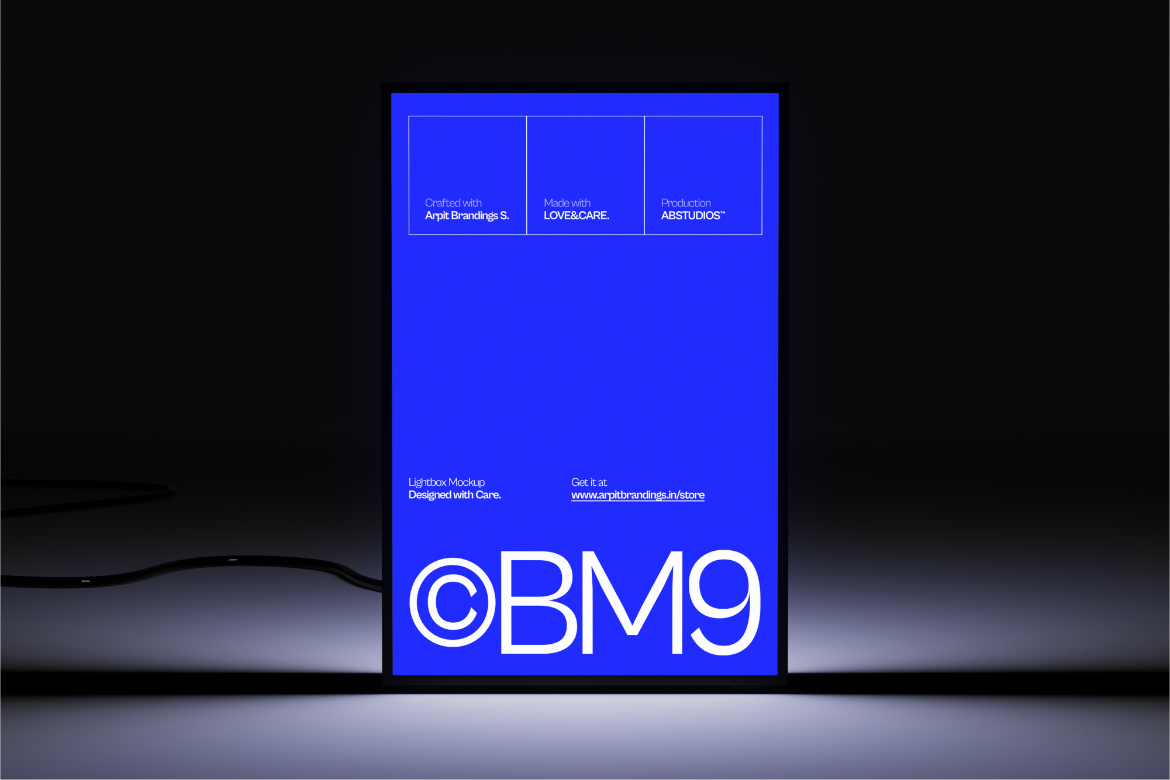 Lightbox Display Mockup