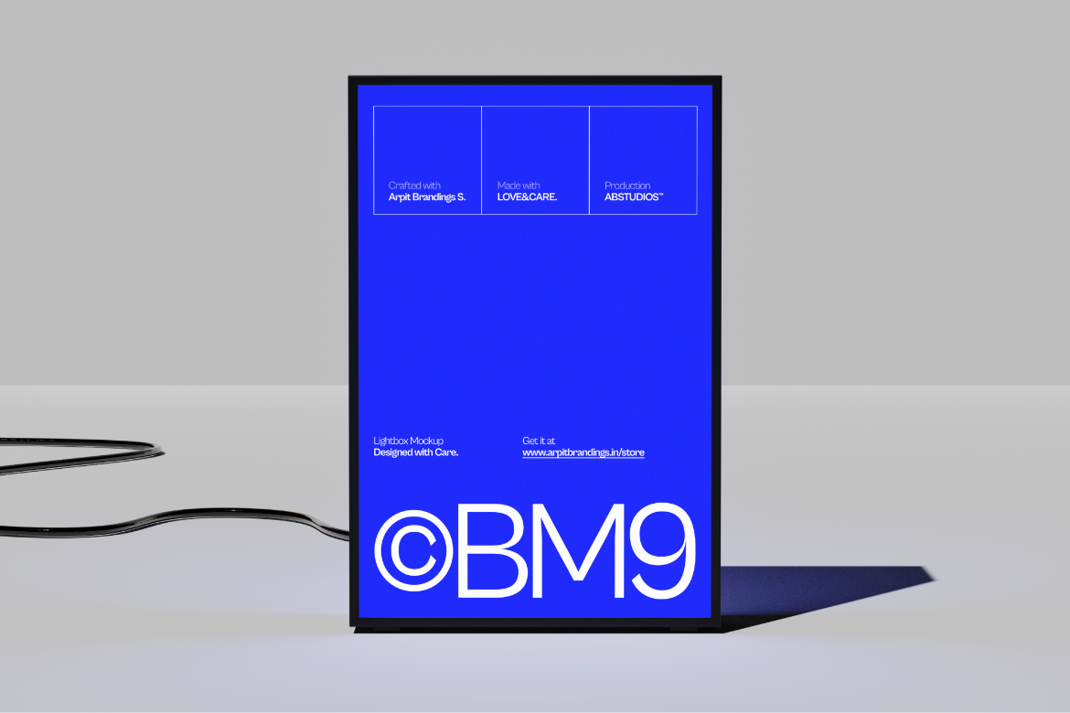 Lightbox Display Mockup