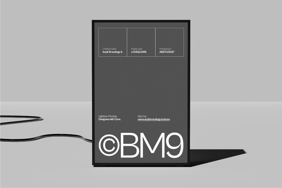 Lightbox Display Mockup