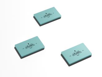 UK Size Business Card Free Mockup