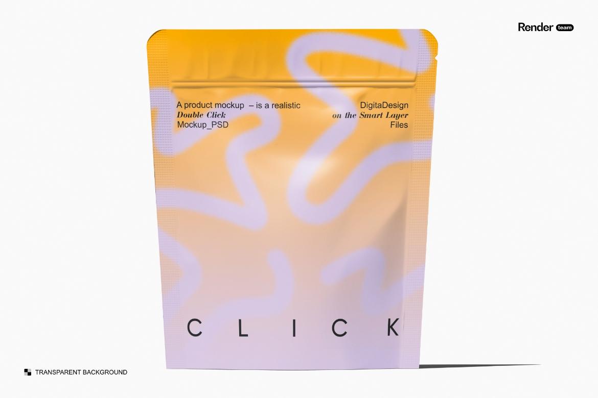 Stand-Up Pouch and Sachet Mockup Set