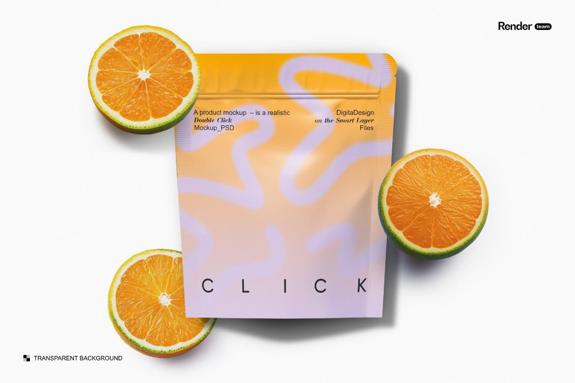 Stand-Up Pouch and Sachet Mockup Set