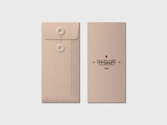 Classic Envelope Free Mockup