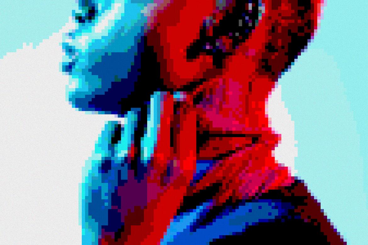Acid Pixel Art Effect