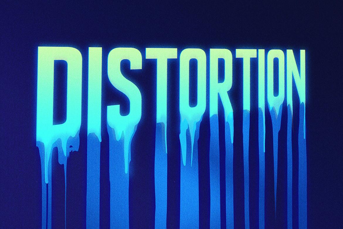 Melting Illusion Text Effects