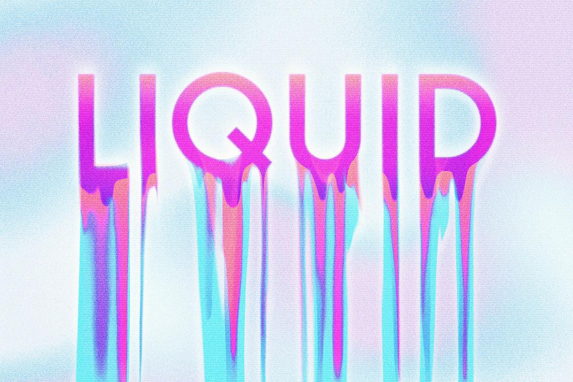 Melting Illusion Text Effects