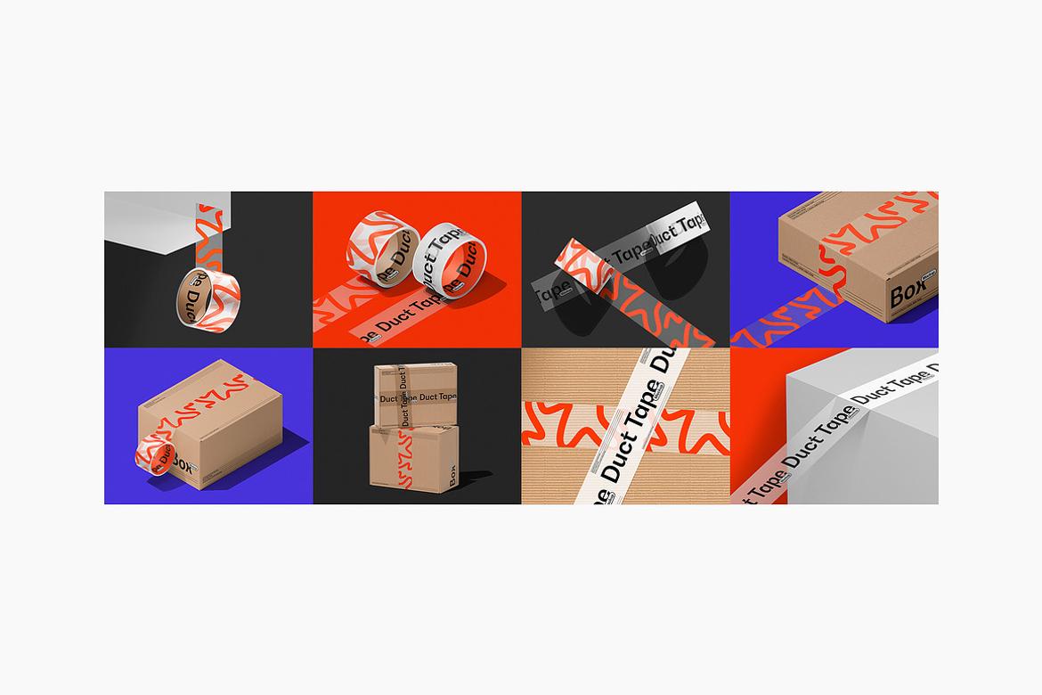 Duct Tape & Box Mockups
