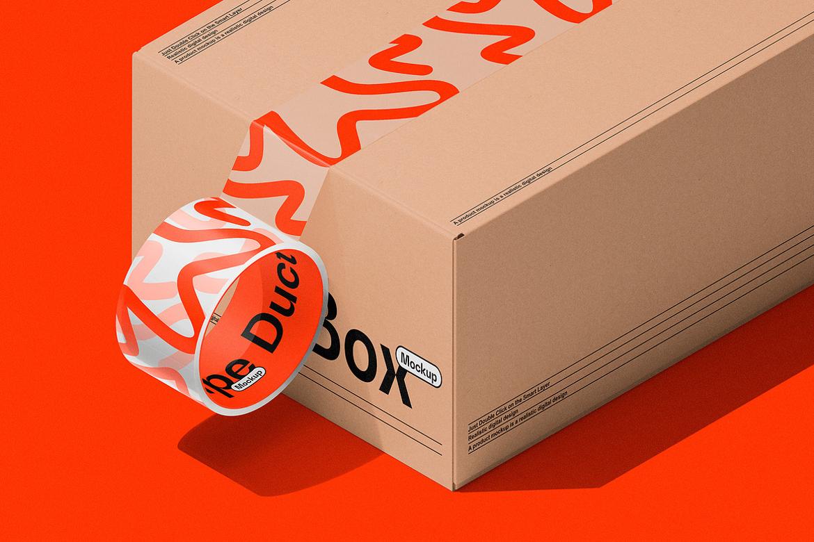Duct Tape & Box Mockups