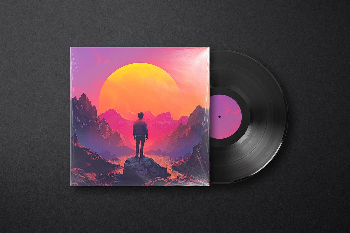 Vinyl Record Mockup