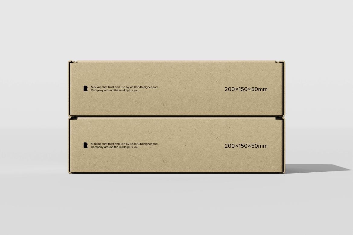 Mailer Box Large Size Packaging Mockup