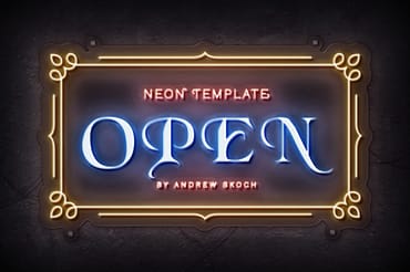 Neon Logo Mockups