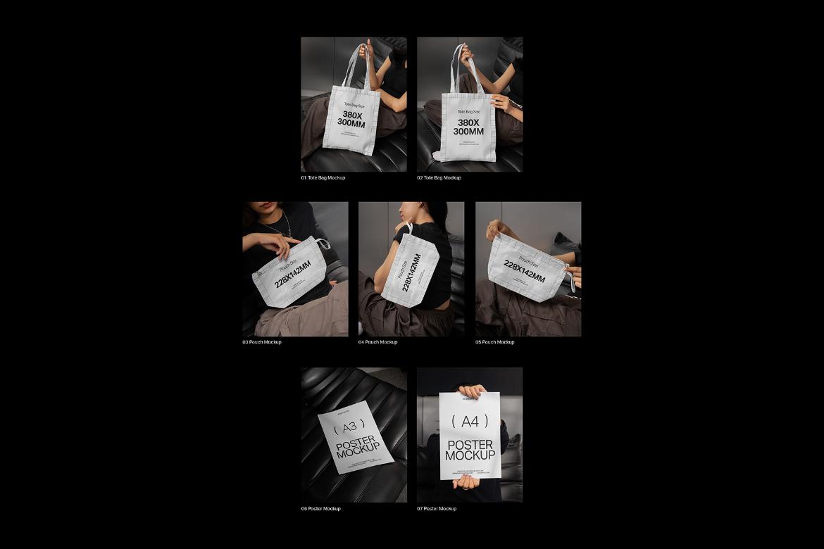 7 Merch Mockups Vol.2