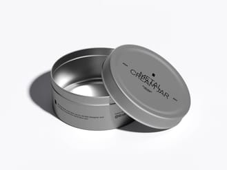 Metal Cream Jar Free Mockup