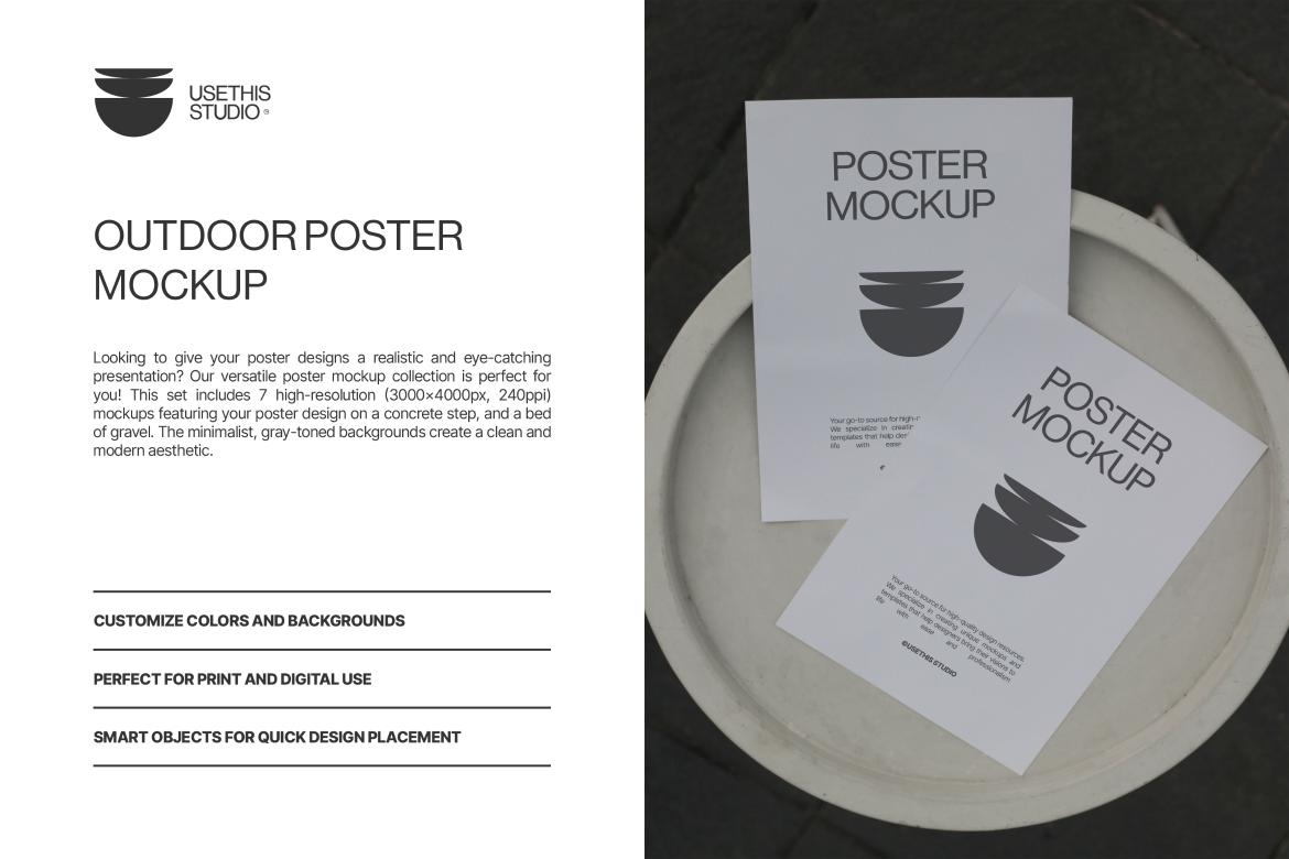 Outdoor Poster Mockup