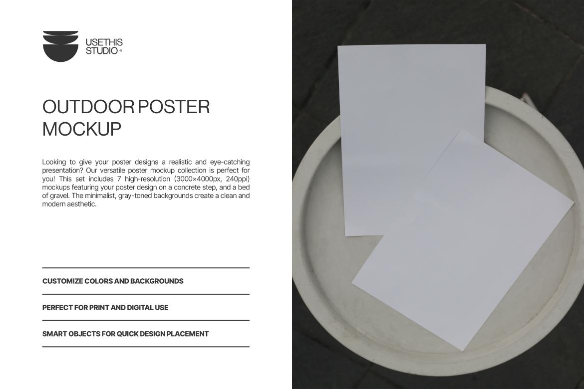 Outdoor Poster Mockup