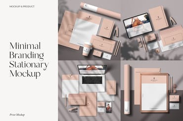 Minimal Branding Stationary Mockup