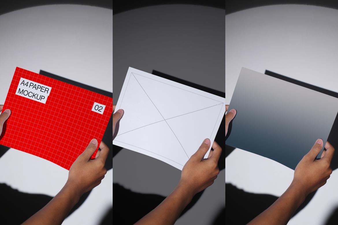 10 A4 Paper Mockups Bundle
