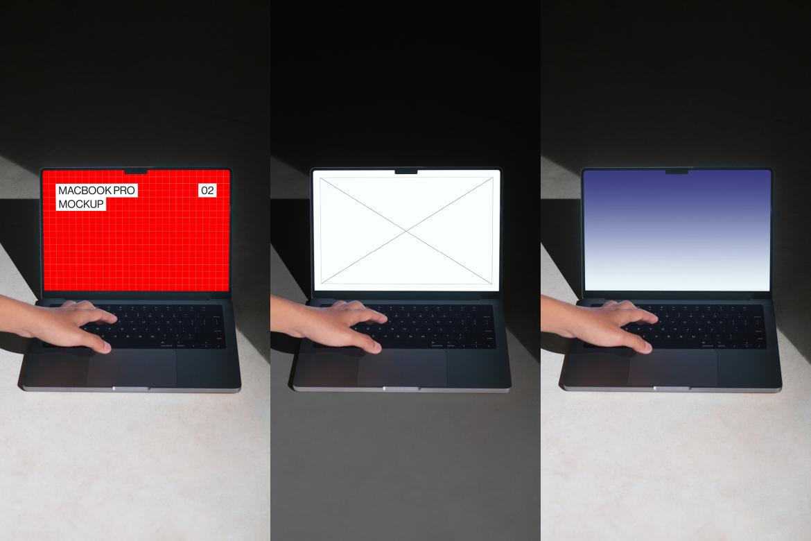 10 Macbook Pro Mockups Bundle