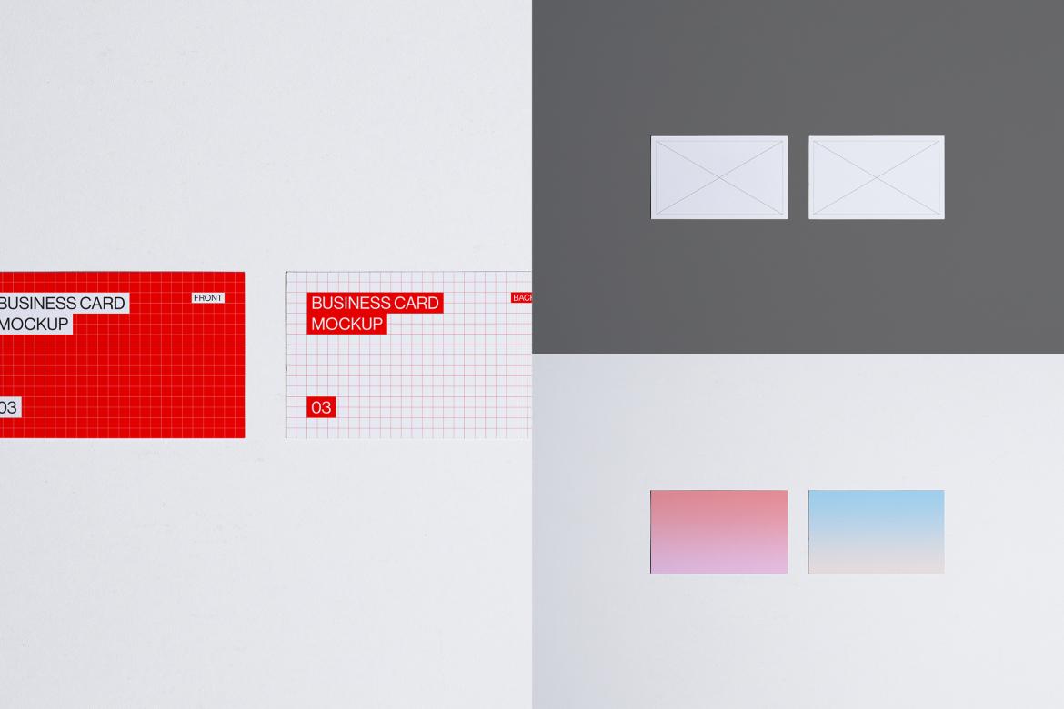 10 Business Card Mockups Bundle