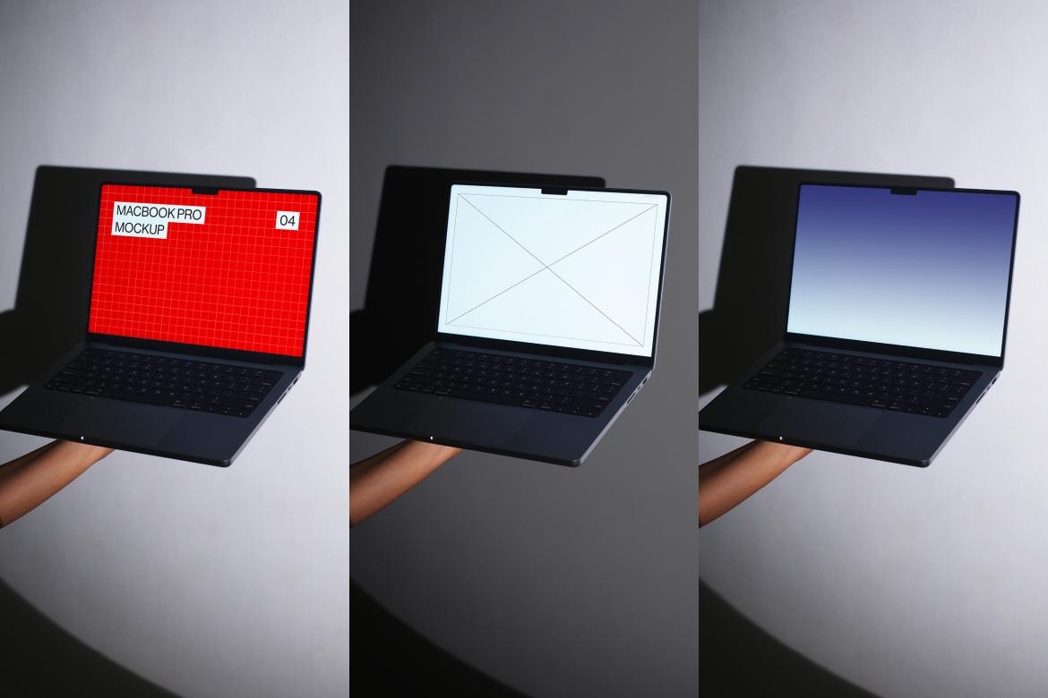 10 Macbook Pro Mockups Bundle