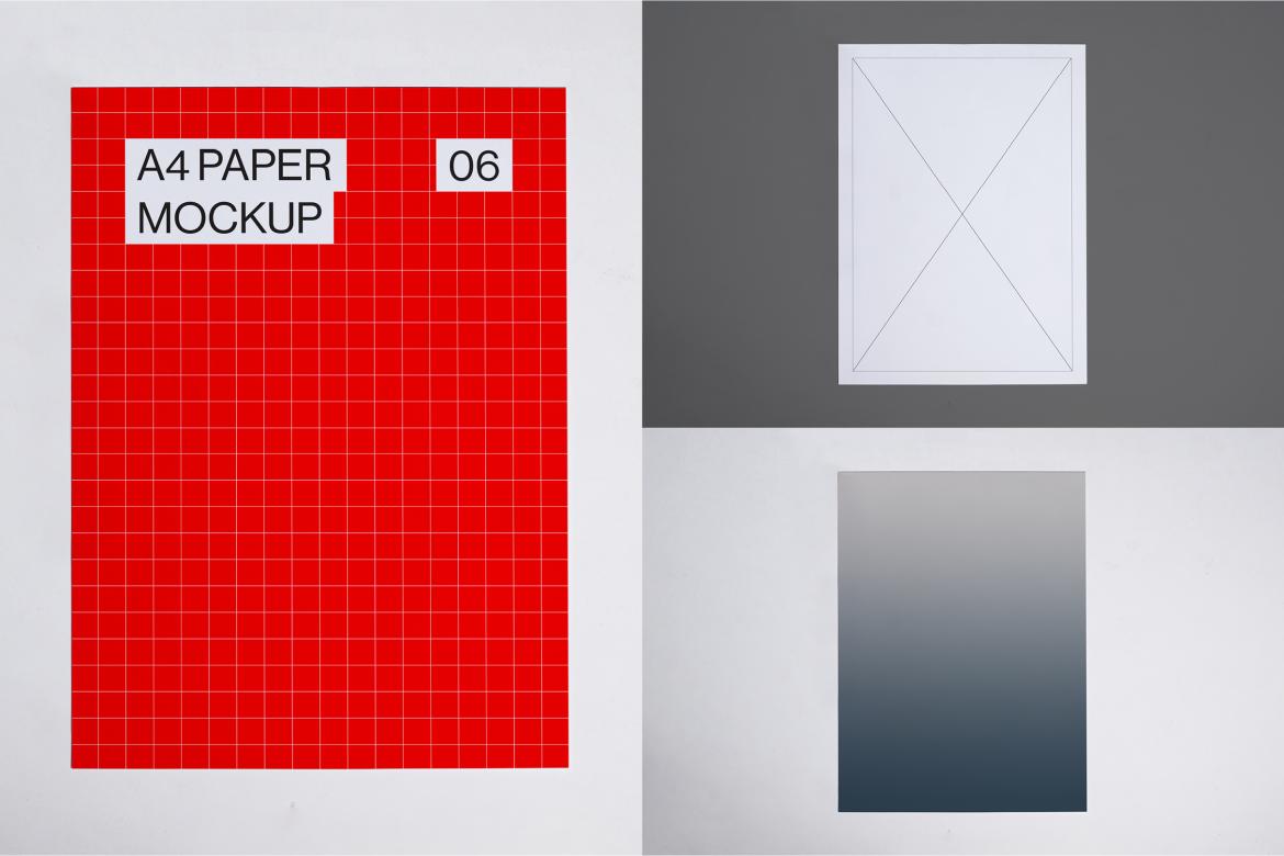 10 A4 Paper Mockups Bundle