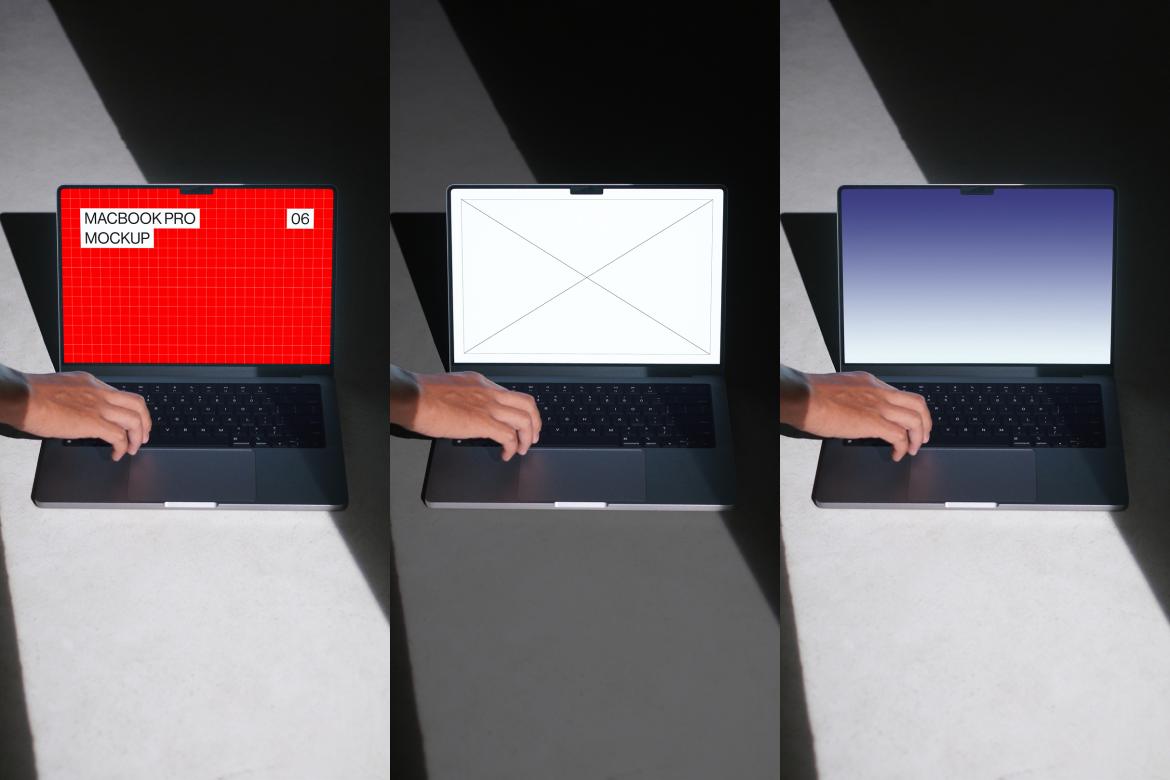 10 Macbook Pro Mockups Bundle