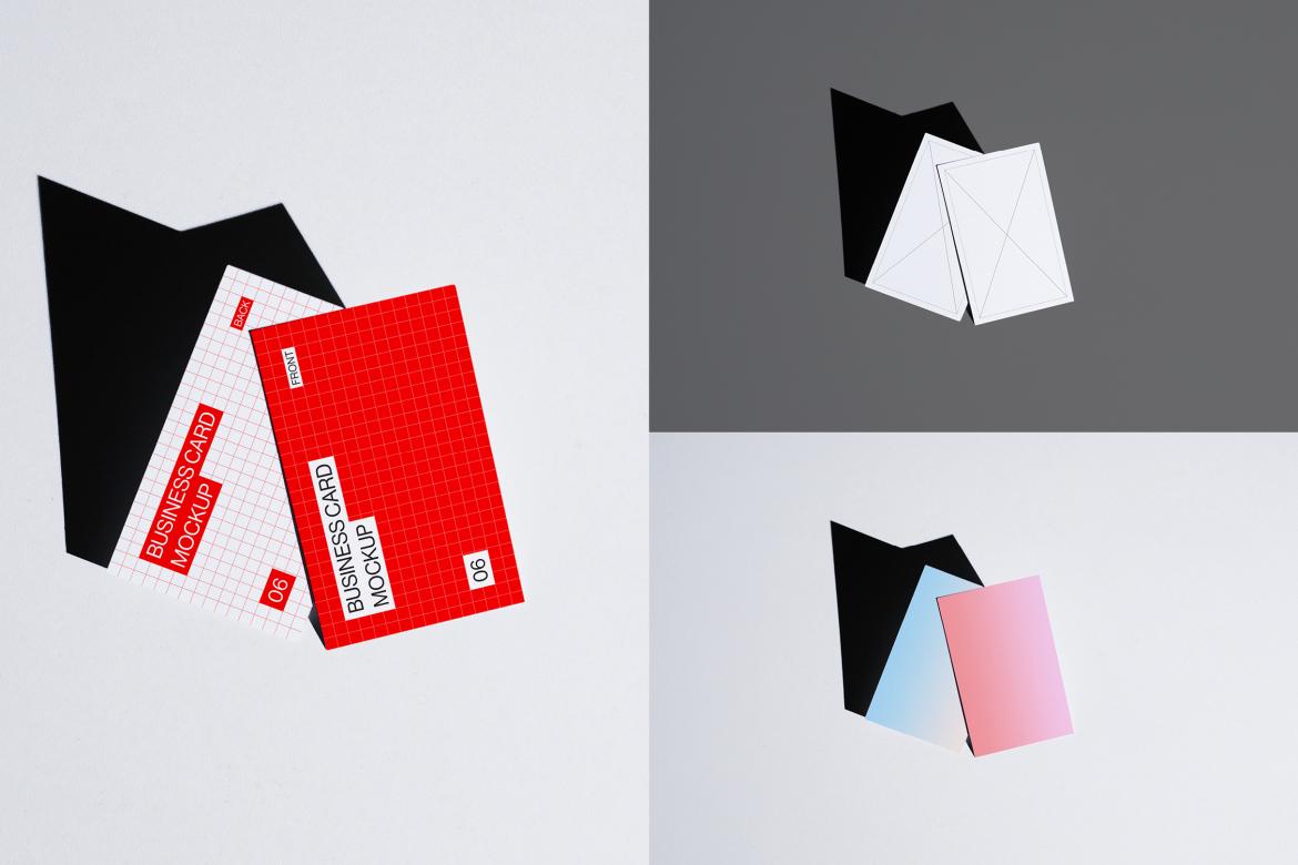 10 Business Card Mockups Bundle