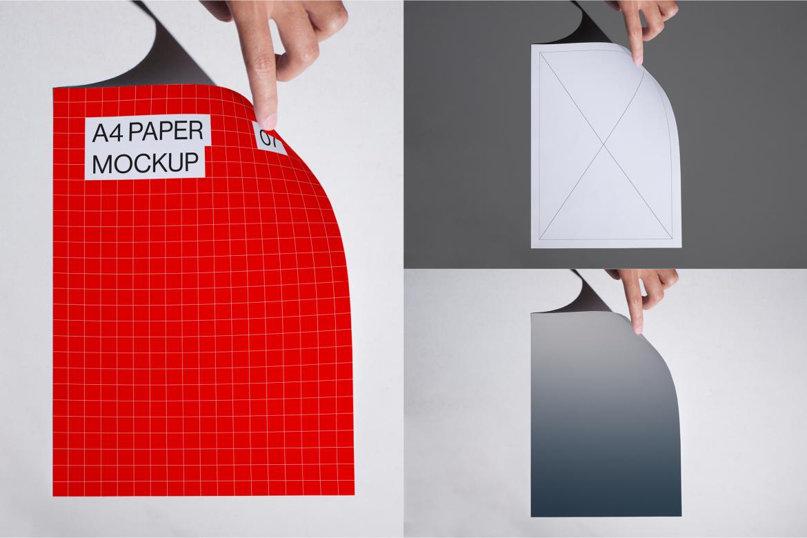 10 A4 Paper Mockups Bundle