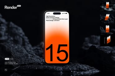iPhone 15 Pro Mockup