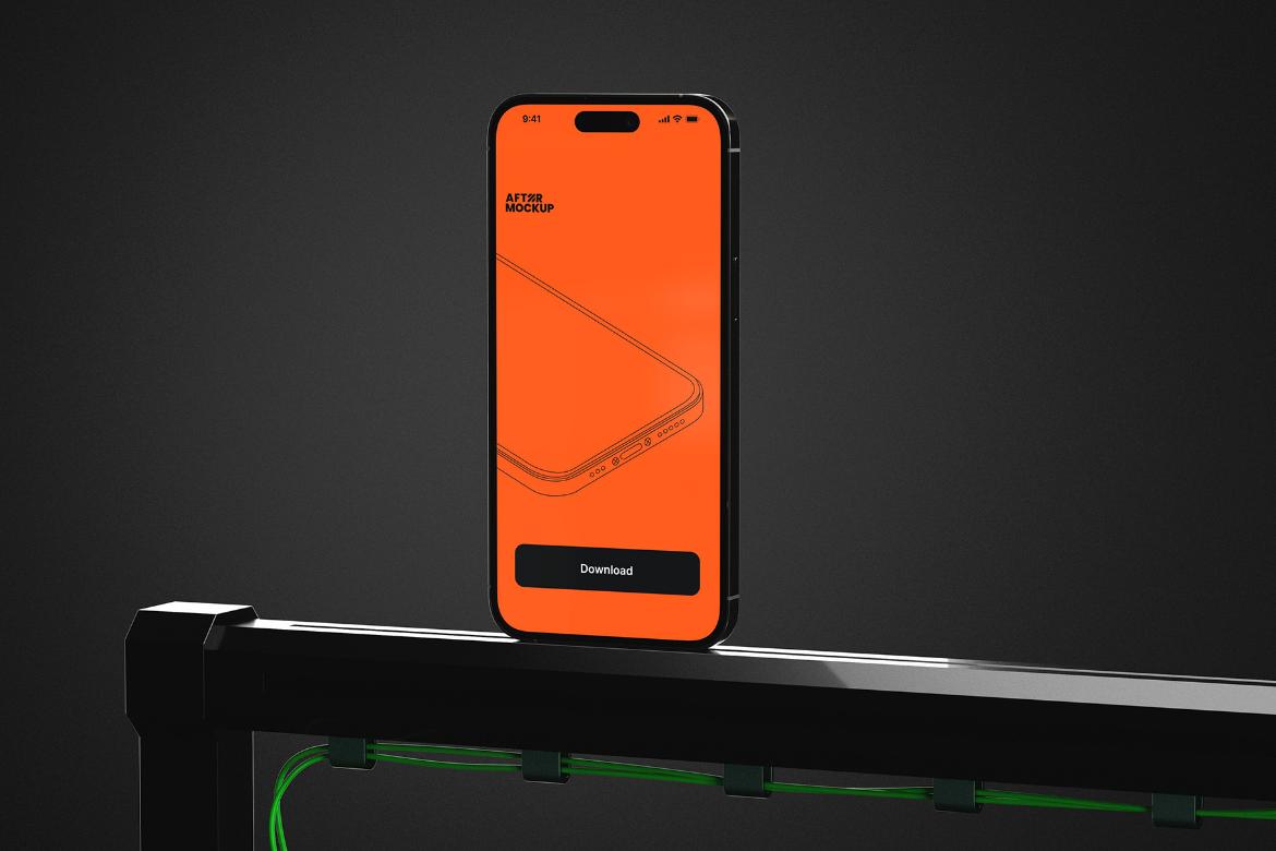 iPhone Pro Mockup Scene 01 / Arm Series