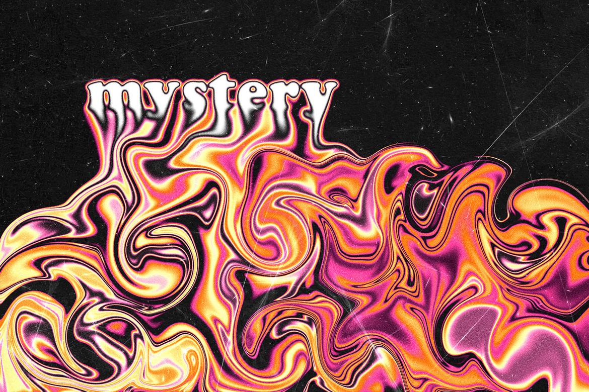 Blurred Liquid Text Effect