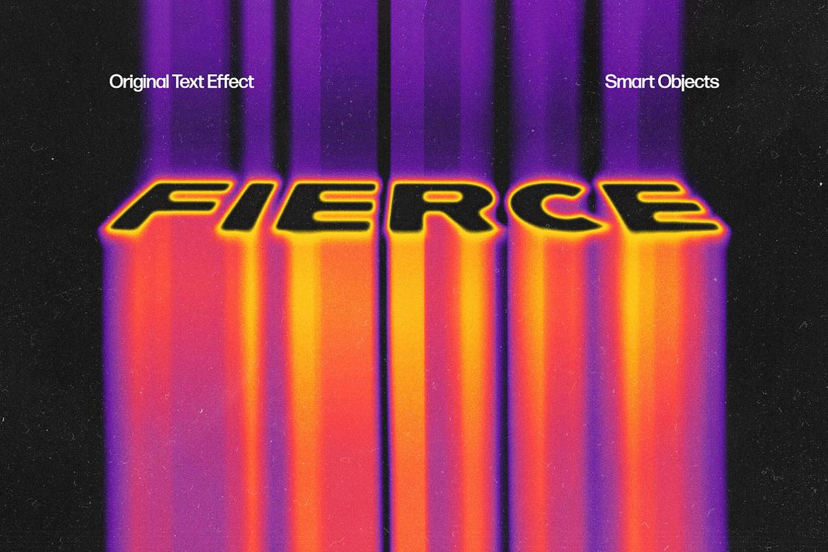 Bright Floating Text Effect