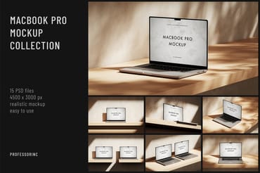 MacBook Pro Mockup Collection