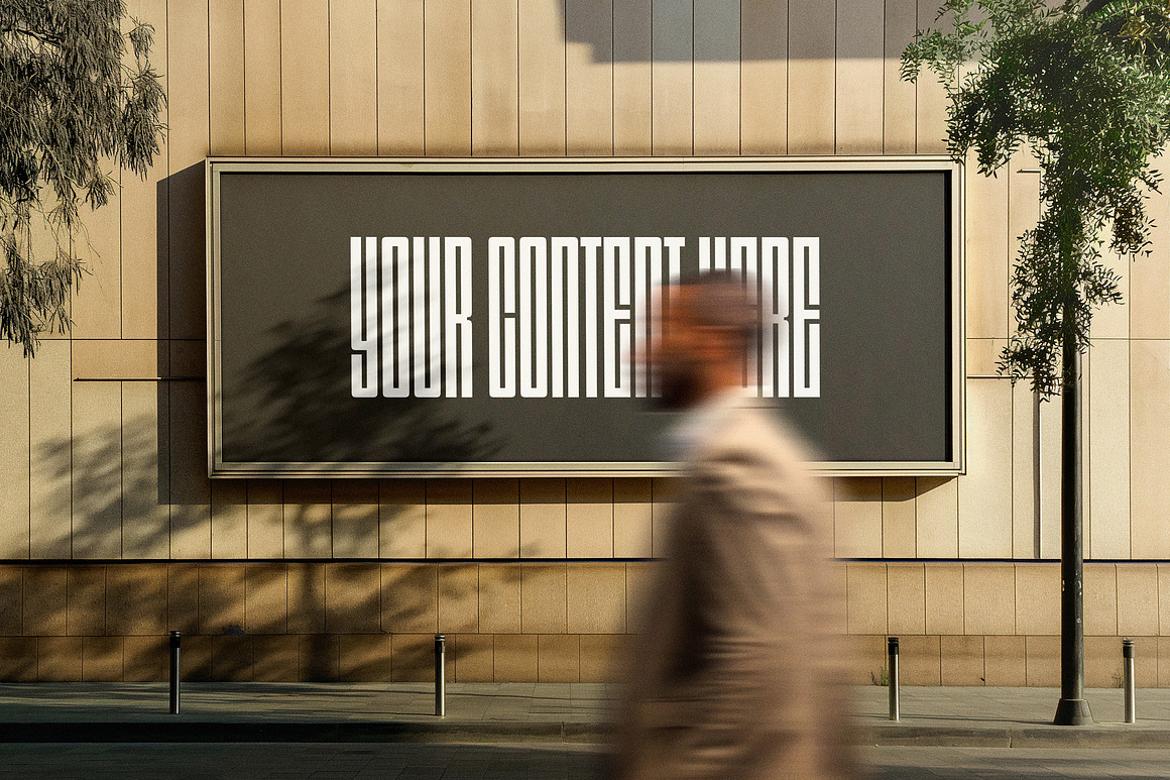 Advertising Billboard Mockup