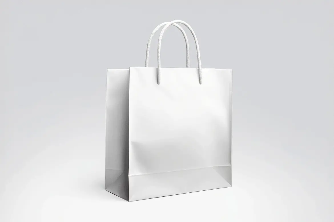 Shopping Paper Bag Mockup