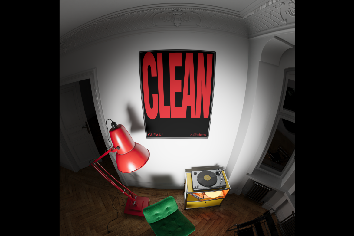 Fish eye Poster 4 lights