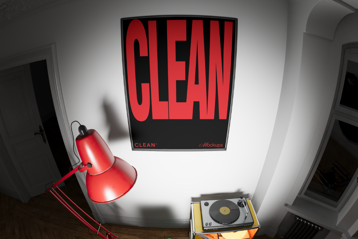 Fish eye Poster 4 lights