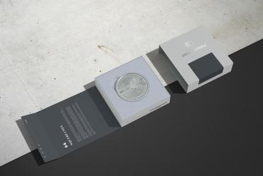 Square coin capsule Mock up