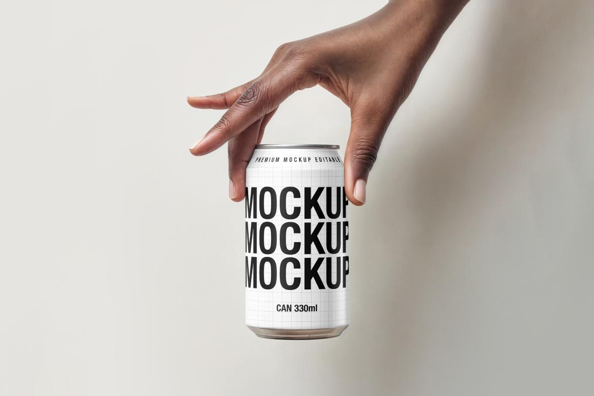Can Mockup - Clean Scene